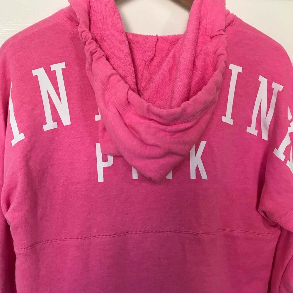 PINK VS long sleeved shirt with hood